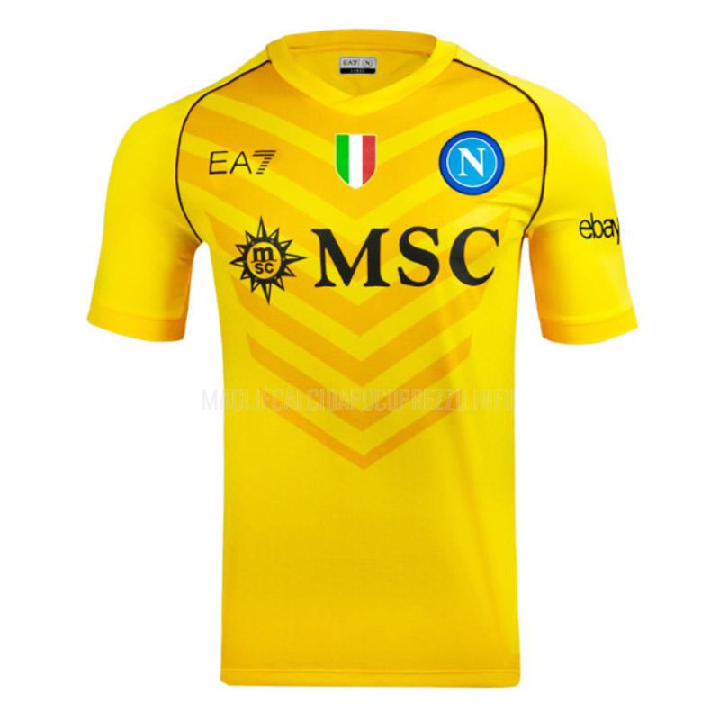 maglietta napoli portiere giallo 2023-24