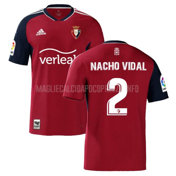 maglietta osasuna nacho vidal home 2022-23