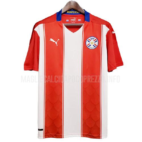 maglietta paraguay home 2020-21