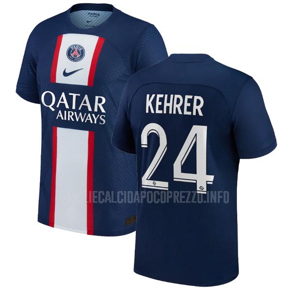 maglietta paris saint-germain kehrer home 2022-23