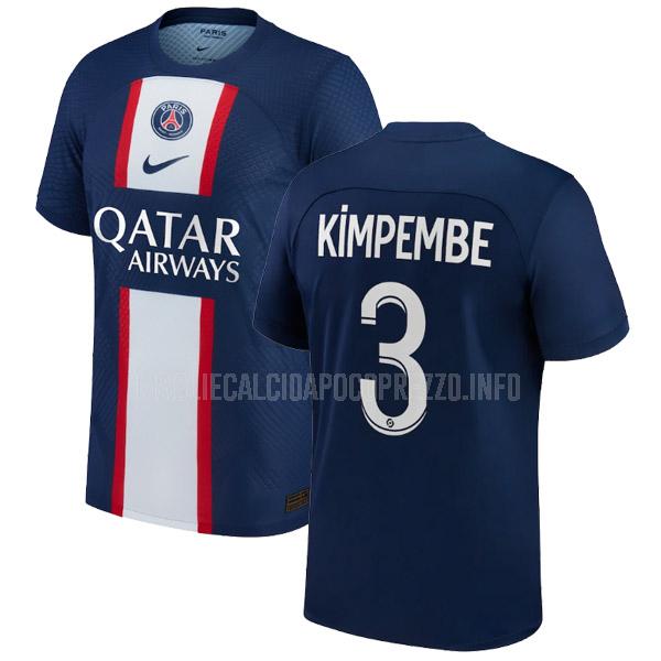 maglietta paris saint-germain kimpembe home 2022-23