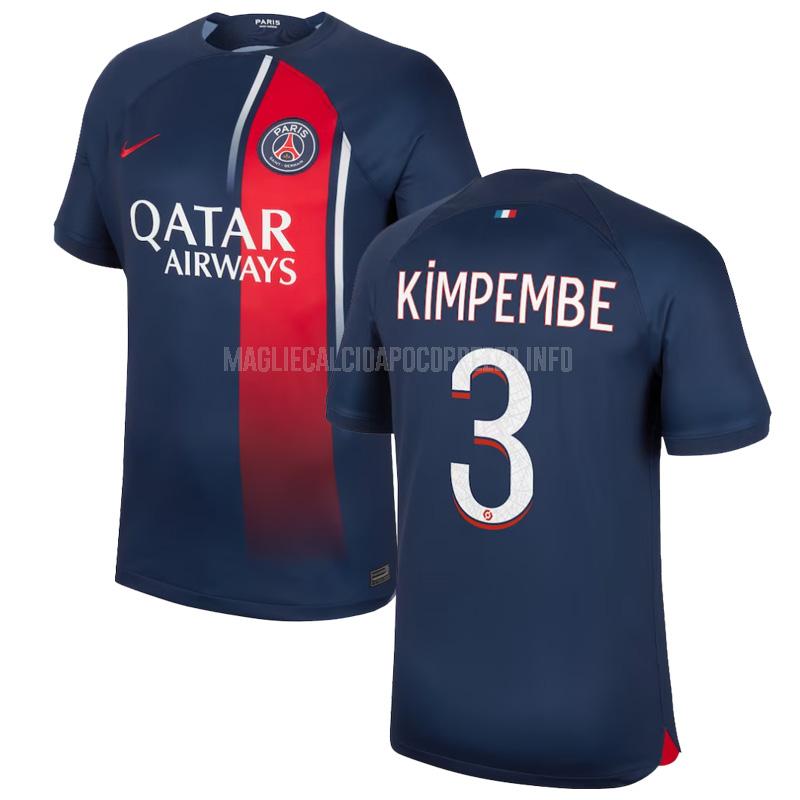 maglietta paris saint-germain kimpembe home 2023-24