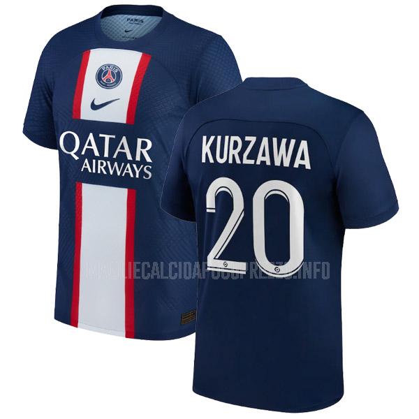 maglietta paris saint-germain kurzawa home 2022-23