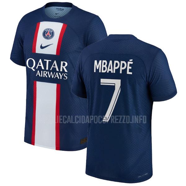 maglietta paris saint-germain mbappe home 2022-23