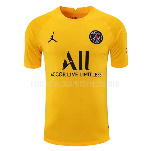 maglietta paris saint-germain portiere giallo 2021-22