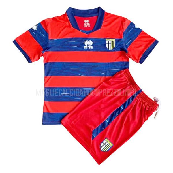 maglietta parma calcio bambino portiere rosso 2021-22