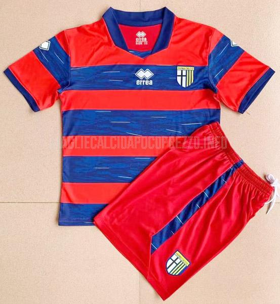 maglietta parma calcio bambino portiere rosso 2021-22 