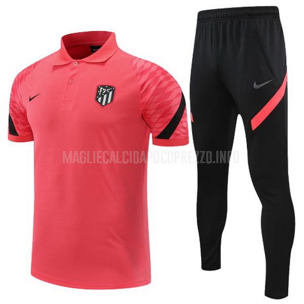 maglietta polo atletico de madrid abito rosa 2022