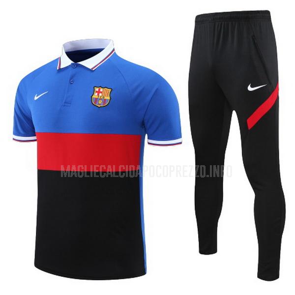 maglietta polo barcelona abito blu rosso nero 2022