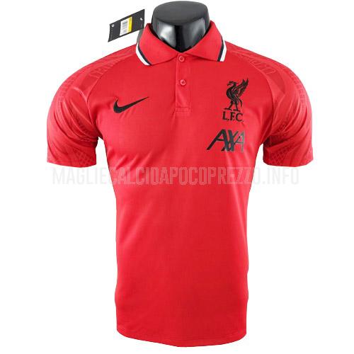 maglietta polo liverpool rosso 2022