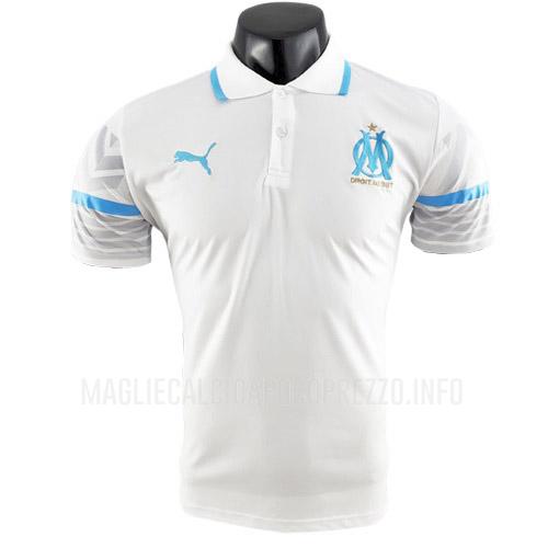 maglietta polo marseille bianco 2022-23