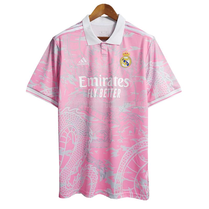 maglietta polo real madrid rosa 2023-24