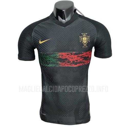 maglietta portogallo giocatore edizione nero 2022