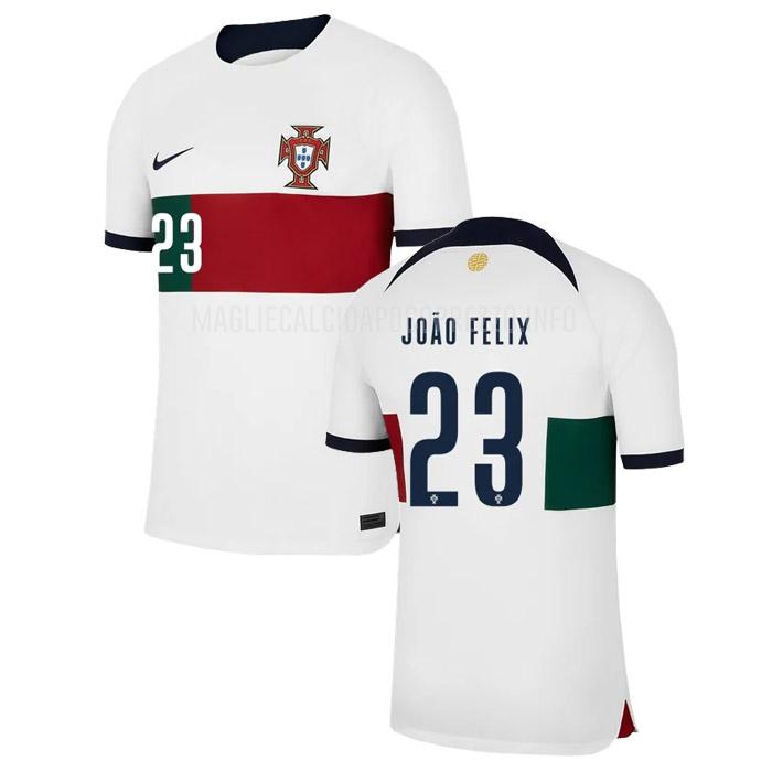 maglietta portogallo joao felix coppa del mondo away 2022