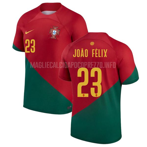 maglietta portogallo joao felix coppa del mondo home 2022