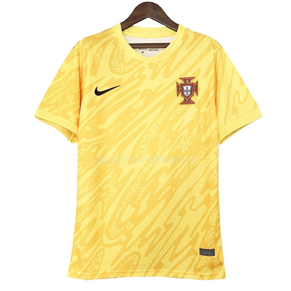 maglietta portogallo portiere giallo 2024
