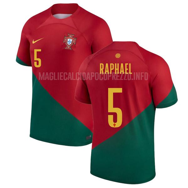 maglietta portogallo raphael coppa del mondo home 2022