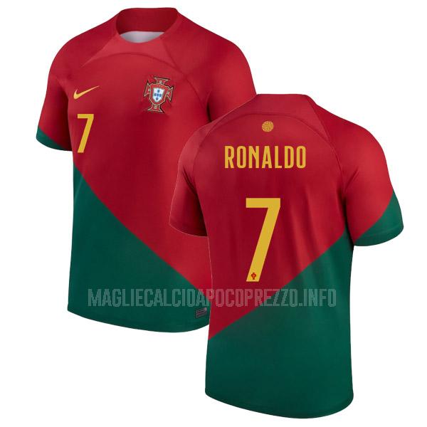 maglietta portogallo ronaldo coppa del mondo home 2022