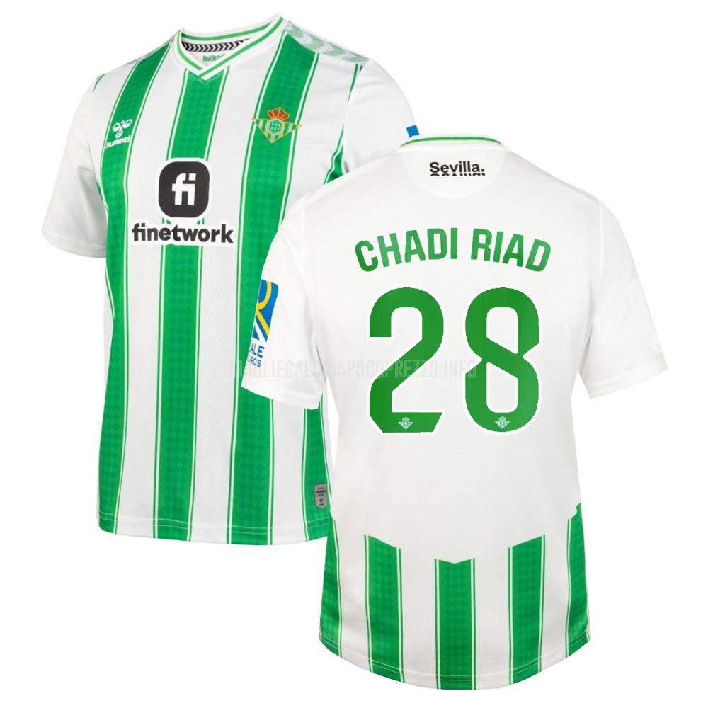 maglietta real betis chadi riad home 2023-24
