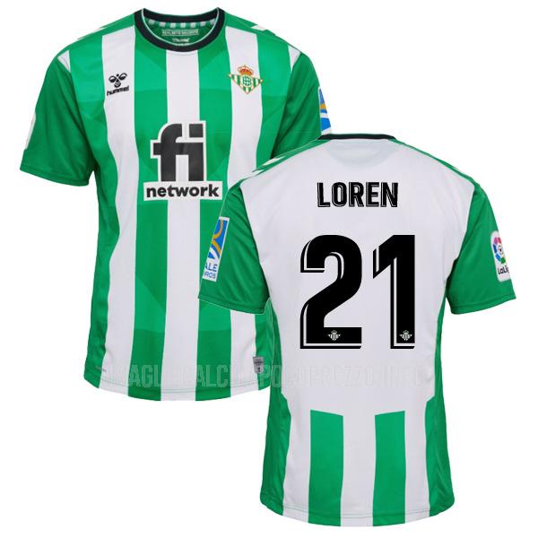 maglietta real betis loren home 2022-23