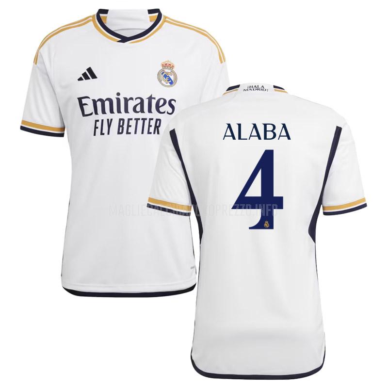 maglietta real madrid alaba home 2023-24