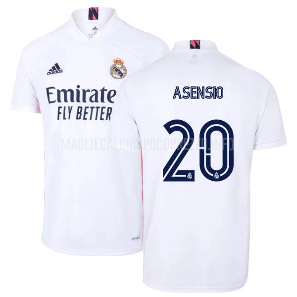 maglietta real madrid asensio home 2020-21
