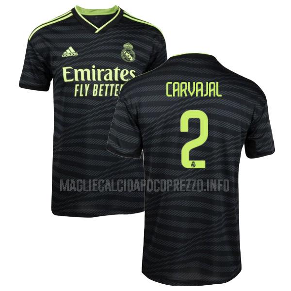 maglietta real madrid carvajal third 2022-23