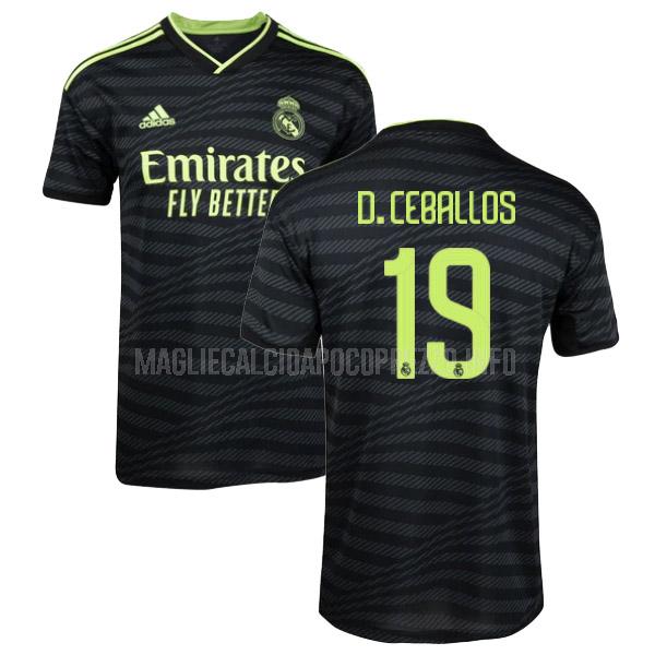 maglietta real madrid d. ceballos third 2022-23