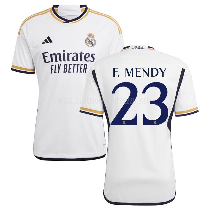 maglietta real madrid f. mendy home 2023-24