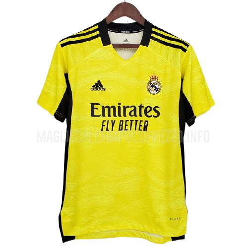 maglietta real madrid portiere giallo 2021-22