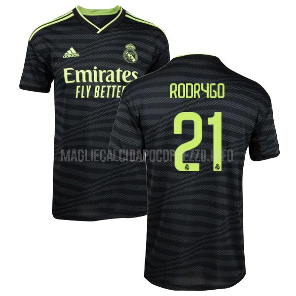maglietta real madrid rodrygo third 2022-23