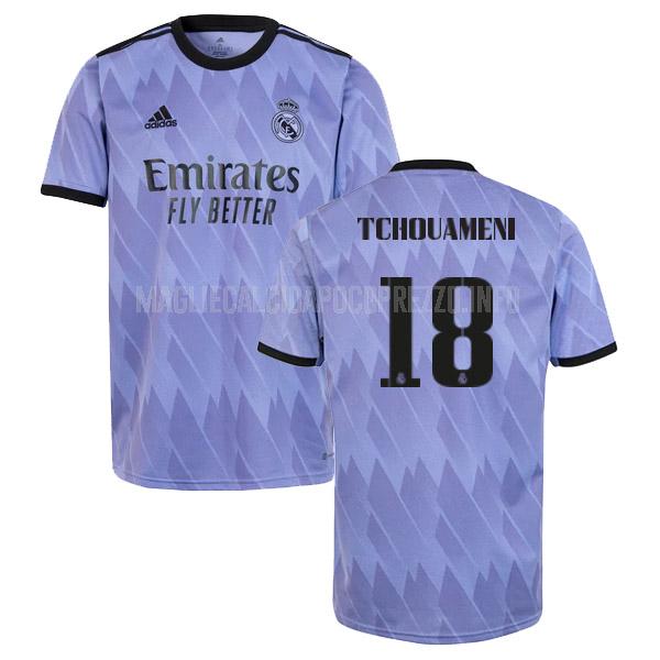 maglietta real madrid tchouameni away 2022-23