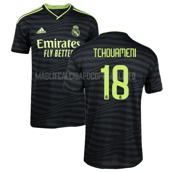maglietta real madrid tchouameni third 2022-23