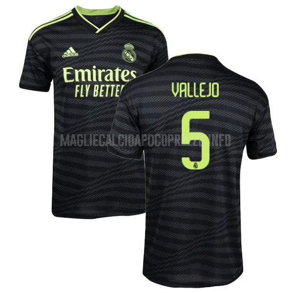 maglietta real madrid vallejo third 2022-23