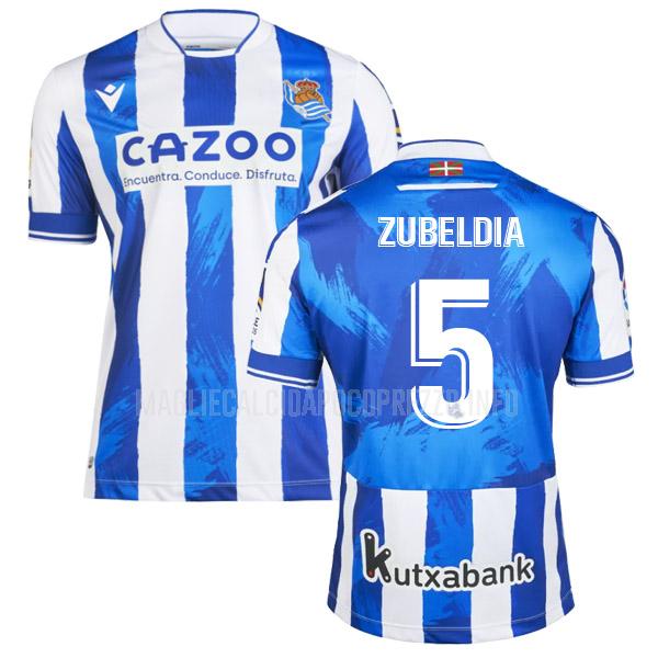 maglietta real sociedad zubeldia home 2022-23