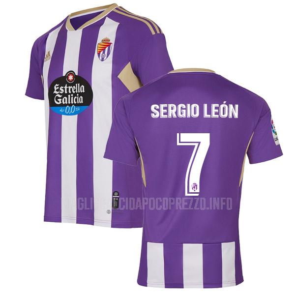 maglietta real valladolid sergio leÓn home 2022-23