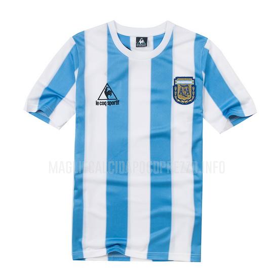 maglietta retro argentina home 1986