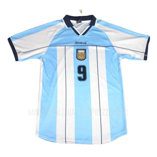 maglietta retro argentina home 2000