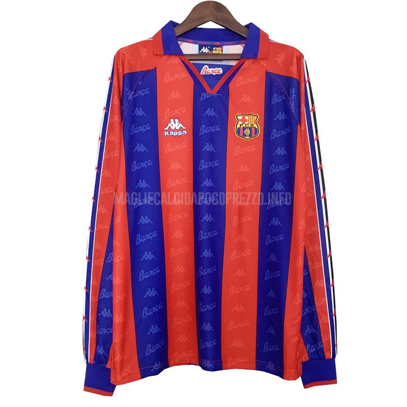 maglietta retro barcelona manica lunga home 1996-97