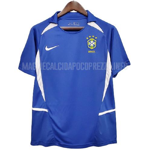 maglietta retro brasile away 2002