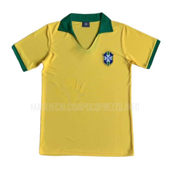 maglietta retro brasile home 1957