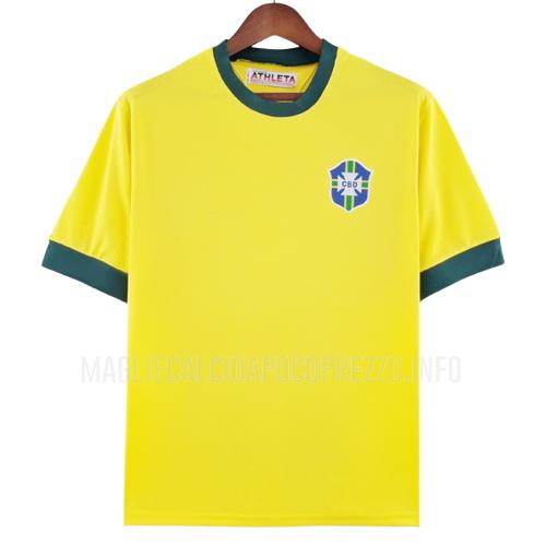 maglietta retro brasile home 1970