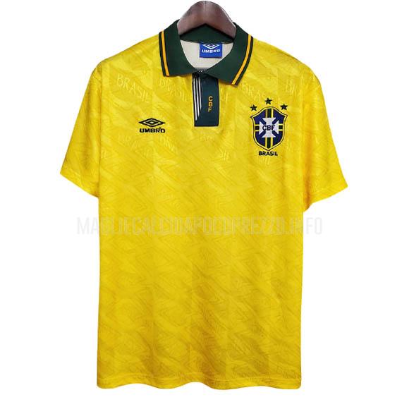 maglietta retro brasile home 1991-1993