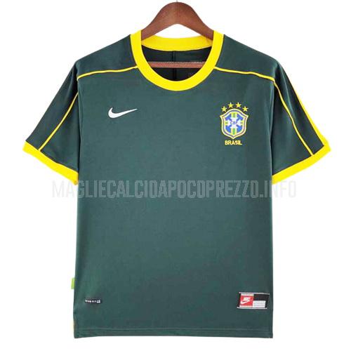 maglietta retro brasile home 1998
