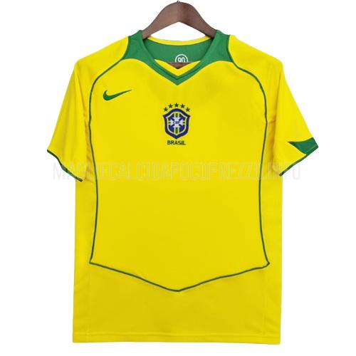 maglietta retro brasile home 2004