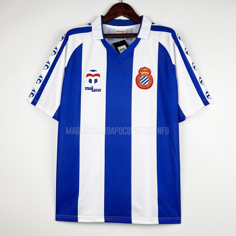 maglietta retro espanyol home 1984-89 