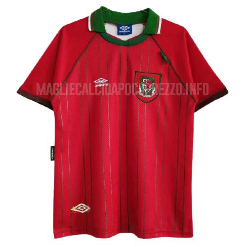 maglietta retro gallese home 1994-96