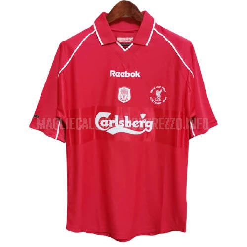 maglietta retro liverpool home 2001-2002