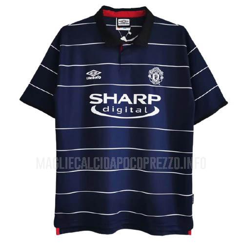 maglietta retro manchester united away 1999-2000