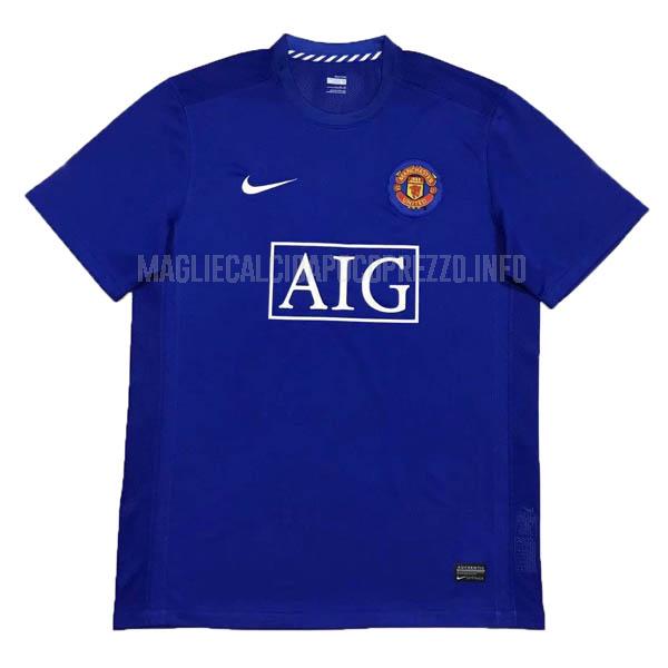 maglietta retro manchester united away 2007-2008
